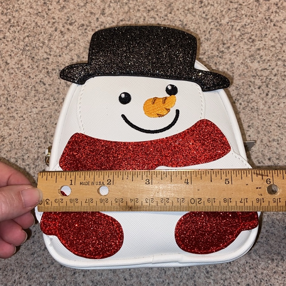 NWT BATH AND BODY WORKS SNOWMAN COSMETIC BAG - Picture 9 of 9